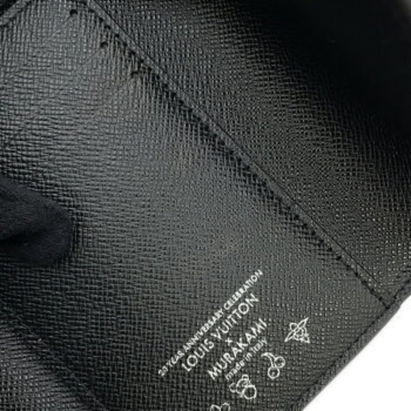 Louis Vuitton Multicolor Tri Wallet Black LV Takashi Murakami - Picture 7 of 8